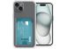 iMoshion Softcase Backcover met pashouder iPhone 15 Plus - Transparant