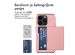 iMoshion Backcover met pasjeshouder iPhone 15 Pro - Rosé Goud