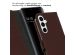 Selencia Echt Lederen Bookcase Samsung Galaxy A55 - Bruin