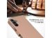 Selencia Echt Lederen Bookcase Samsung Galaxy A15 (5G/4G) - Dusty Pink