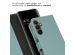 Selencia Echt Lederen Bookcase Samsung Galaxy A15 (5G/4G) - Air Blue