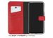 Selencia Echt Lederen Bookcase Samsung Galaxy A15 (5G/4G) - Rood