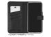 Selencia Echt Lederen Bookcase Samsung Galaxy A15 (5G/4G) - Zwart