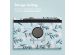 iMoshion 360° Draaibare Design Bookcase Samsung Galaxy Tab S9 FE - Flowers