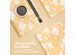 iMoshion 360° Draaibare Design Bookcase Samsung Galaxy Tab S9 FE - Yellow Flowers