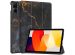 iMoshion Design Trifold Bookcase Xiaomi Redmi Pad SE - Black Marble