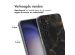 iMoshion Design hoesje Samsung Galaxy S24 - Black Marble