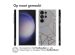 iMoshion Design hoesje Samsung Galaxy S24 Ultra - White Graphic