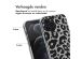 iMoshion Design hoesje iPhone 12 (Pro) - Leopard Transparent