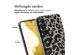 iMoshion Design hoesje Samsung Galaxy S22 - Leopard Transparent