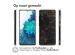 iMoshion Design hoesje Samsung Galaxy S20 FE - Black Marble