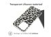 iMoshion Design hoesje iPhone 14 Pro - Leopard Transparent