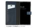 Selencia Echt Lederen Bookcase Samsung Galaxy S24 Ultra - Blauw
