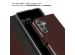 Selencia Echt Lederen Bookcase Samsung Galaxy S24 - Bruin