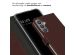 Selencia Echt Lederen Bookcase Samsung Galaxy S24 Plus - Bruin