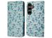 iMoshion Design Bookcase Samsung Galaxy S24 - Blue Flowers