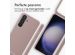 iMoshion Siliconen hoesje met koord Samsung Galaxy S24 - Sand Pink