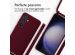 iMoshion Siliconen hoesje met koord Samsung Galaxy S24 - Donkerrood