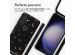 iMoshion Siliconen design hoesje met koord Samsung Galaxy S24 - Sky Black