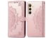 iMoshion Mandala Bookcase Samsung Galaxy S24 Plus - Rosé Goud