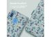 iMoshion Design Bookcase Samsung Galaxy A40 - Blue Flowers