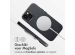 Accezz MagSafe Leather Backcover iPhone 13 - Onyx Black