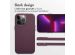 Accezz MagSafe Leather Backcover iPhone 13 Pro - Heath Purple