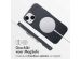 Accezz MagSafe Leather Backcover iPhone 14 - Onyx Black