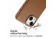 Accezz MagSafe Leather Backcover iPhone 14 - Sienna Brown
