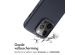 Accezz MagSafe Leather Backcover iPhone 14 Pro - Onyx Black