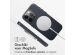 Accezz MagSafe Leather Backcover iPhone 15 Pro - Onyx Black