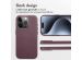 Accezz MagSafe Leather Backcover iPhone 15 Pro - Heath Purple
