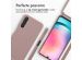 iMoshion Siliconen hoesje met koord voor de Samsung Galaxy A25 - Sand Pink