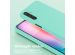 Selencia Siliconen hoesje met afneembaar koord Samsung Galaxy A25 - Turquoise