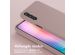Selencia Siliconen hoesje met afneembaar koord Samsung Galaxy A25 - Sand Pink