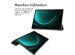 iMoshion Trifold Design Bookcase Samsung Tab S9 FE Plus - Black Marble