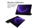 iMoshion Trifold Design Bookcase Samsung Tab S9 FE / Tab S9 - Don't touch