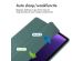 iMoshion Trifold Hardcase Bookcase Samsung Tab S9 FE 10.9 inch / Tab S9 11.0 inch - Groen