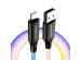 iMoshion Snellaadkabel RGB - USB-A naar Lightning kabel - 1 meter