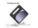 iMoshion Kidsproof Backcover met handvat Samsung Galaxy Tab A9 8.7 inch - Zwart