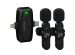 iMoshion Duo Pack Mini microfoon voor telefoon - Dasspeld microfoon - Draadloos - AUX / 3,5 mm / Lightning / USB-C