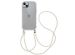 iMoshion Backcover met koord + armband - Parels iPhone 15 Plus - Transparent