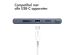iMoshion Braided USB-C naar USB-A kabel - 1 meter - Wit