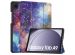 iMoshion Trifold Design Bookcase Samsung Galaxy Tab A9 8.7 inch - Space