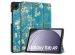 iMoshion Trifold Design Bookcase Samsung Galaxy Tab A9 8.7 inch - Green Plant