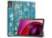 iMoshion Trifold Design Bookcase Lenovo Tab M10 5G - Groene Plant