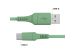 iMoshion Braided USB-C naar USB kabel - 1 meter - Groen