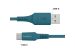 iMoshion Braided USB-C naar USB kabel - 1 meter - Donkerblauw