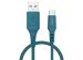 iMoshion Braided USB-C naar USB kabel - 1 meter - Donkerblauw