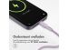 iMoshion Lightning naar USB-C kabel - Non-MFi - Gevlochten textiel - 1 meter - Lila